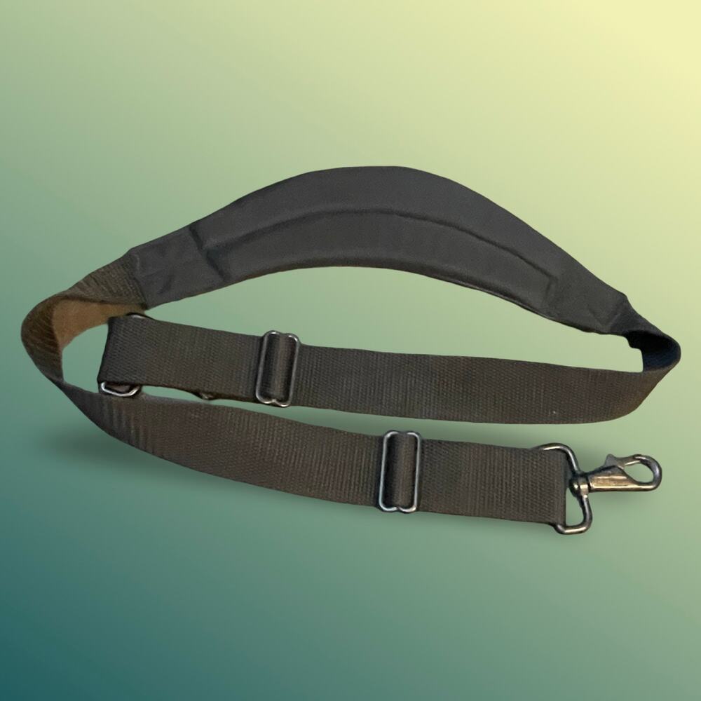 LL Bean Replacement Shoulder Strap Black Adjustable Padded Bag Luggage 42"